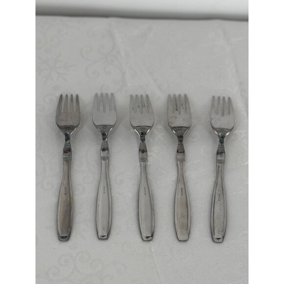 Oneida VISTA Stainless Steel Flatware Set Of 5 Salad Forks - Picture 3 of 5